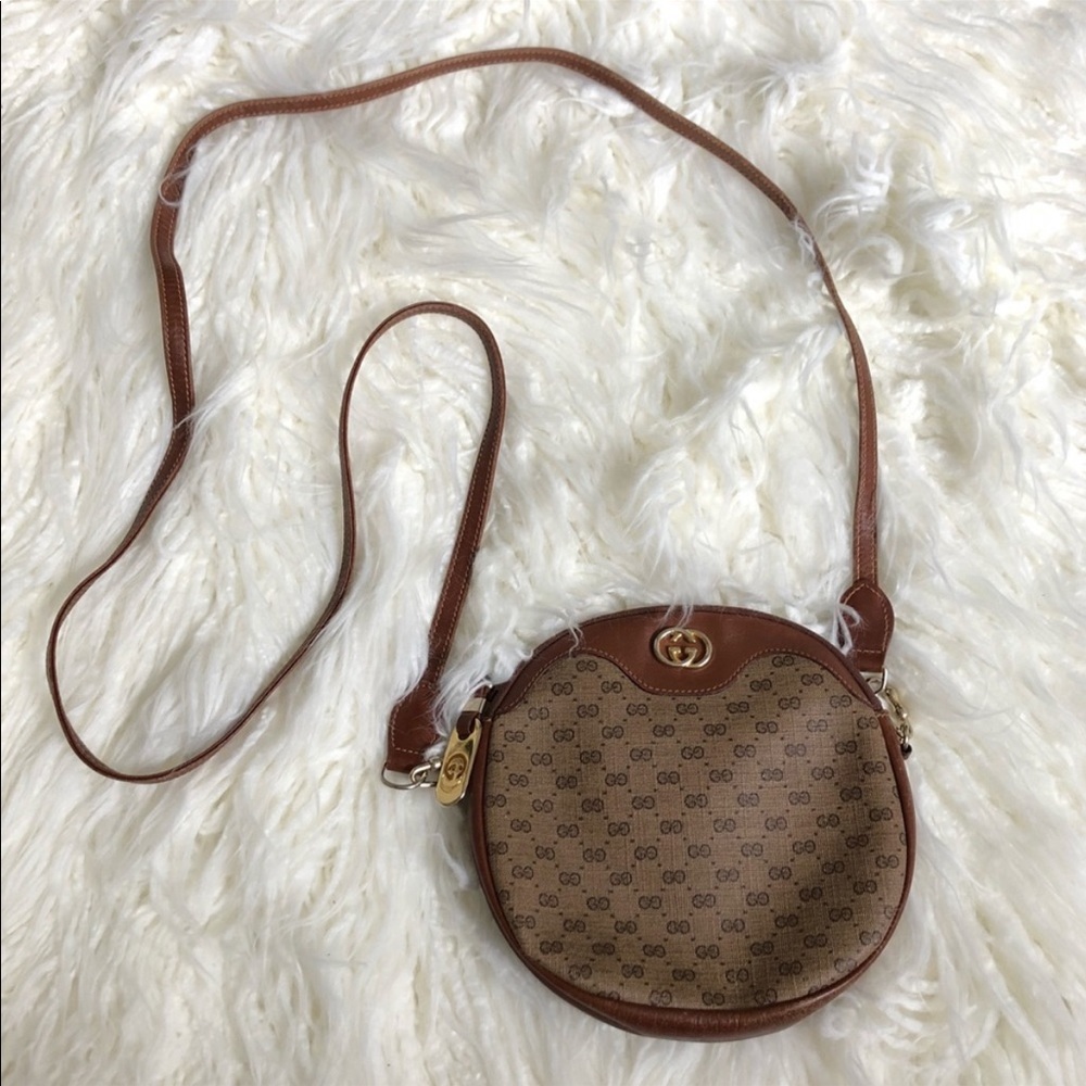 Gucci Vintage Coated Canvas GG Mini Crossbody